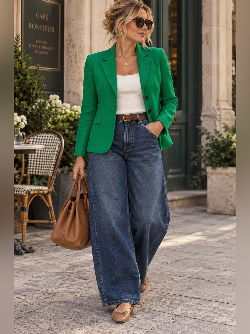 Talbots Kelly Green Wool Blend Coat Preppy Luxe 16W Plus Academia Pockets